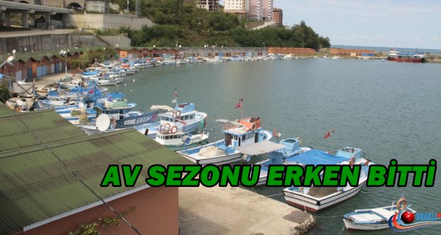 Araklıda Av sezonu erken bitti