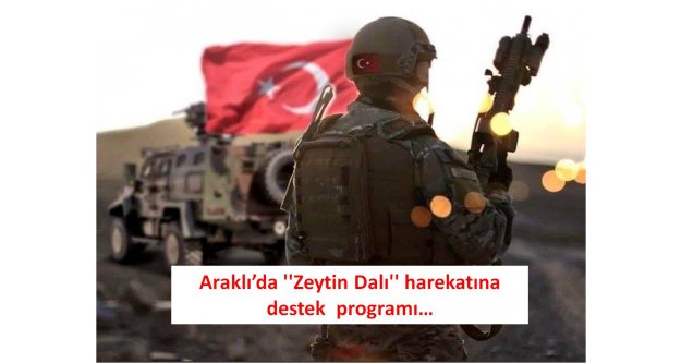 Araklı'da ''Zeytin Dalı'' harekatına destek  programı…