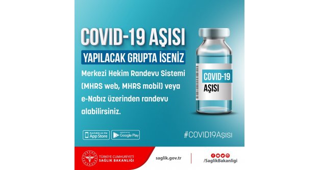 COVID-19 aşısı yapılacak grupta iseniz