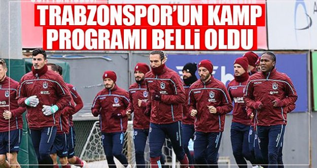 Trabzonspor'un kamp kadrosu belli odu