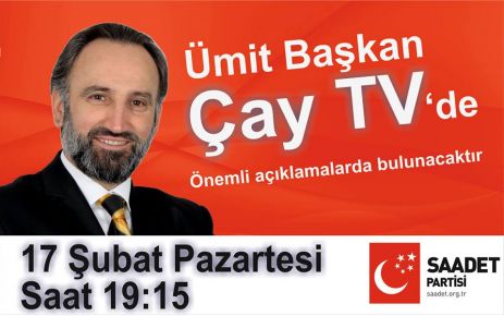 Ümit Çebi Çay tv de