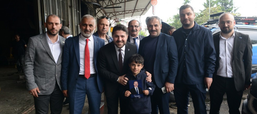 KALKIŞIM SÜRMENE’DE SANAYİ ESNAFI İLE BULUŞTU - SİYASET
