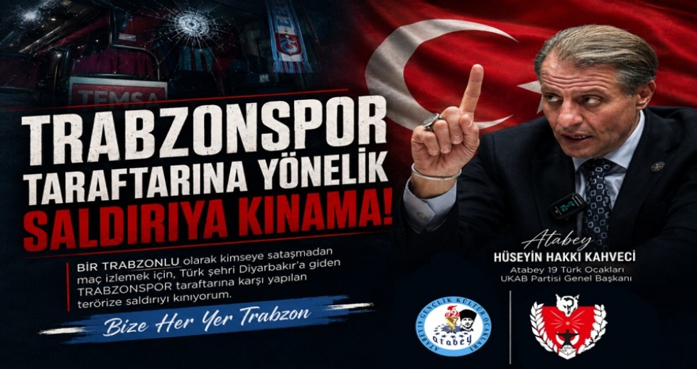 Kahveci: “Trabzonspor taraftarına karşı yapılan terörize saldırıyı kınıyorum” - SPOR